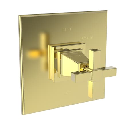 Newport Brass Shower Trim Plate W/ Handle. Less Showerhead, Arm And Flange, Brass 4-3154BP-01